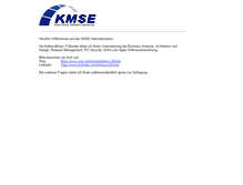 Tablet Screenshot of kmse.de