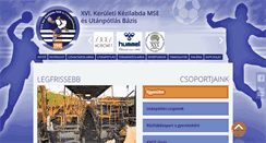 Desktop Screenshot of kmse.hu